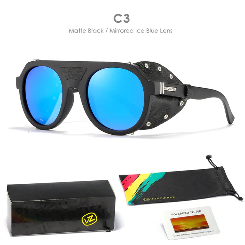 Brand VZ Vonzipper Polarized Sunglasses Men Square Frame Elmore Style Eyewear UV400 Sports Sun Glasses Fishing Hiking Driving