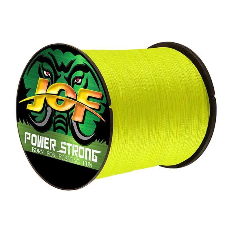 JOF 4 Strands Fishing Line 300/100M Braided PE Fishing Strong Fishing Line Multifilament Durable Fishing Line Tool